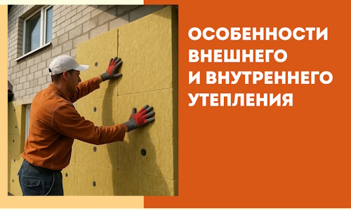 Какие особенности внешнего и внутреннего утепления в Йошкар-Оле