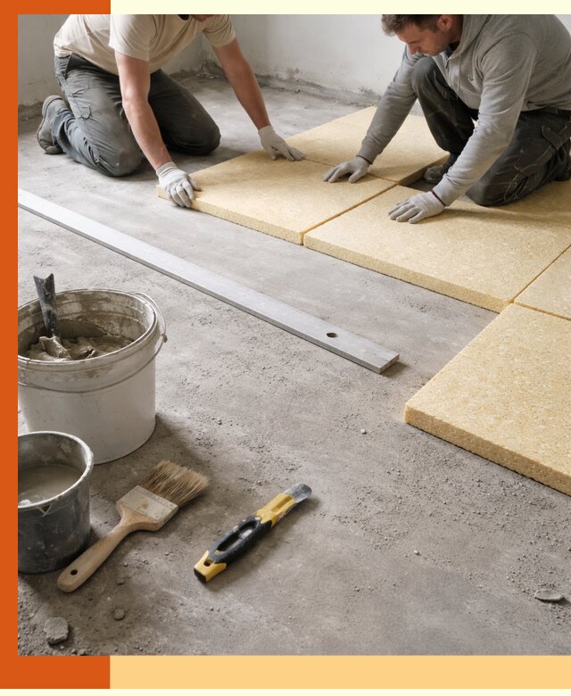 Утепление бетонного пола в Йошкар-Оле профессионально и недорого