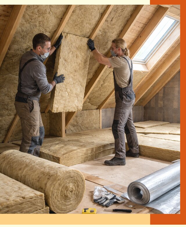 Утепление мансарды минватой в Йошкар-Оле от 4295 руб./м2 — монтаж и пароизоляция | ТепломастерШкр