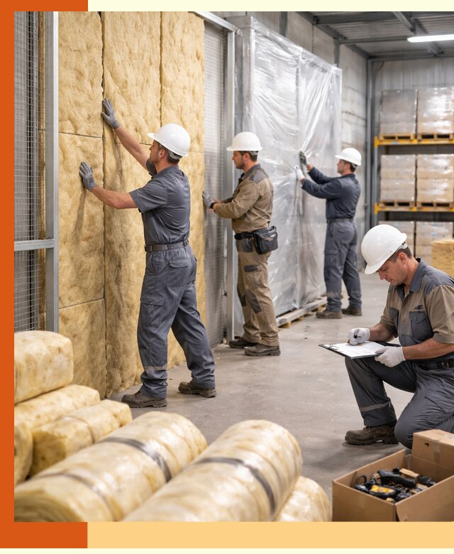 Утепление склада готовой продукции в Йошкар-Оле качественно и быстро