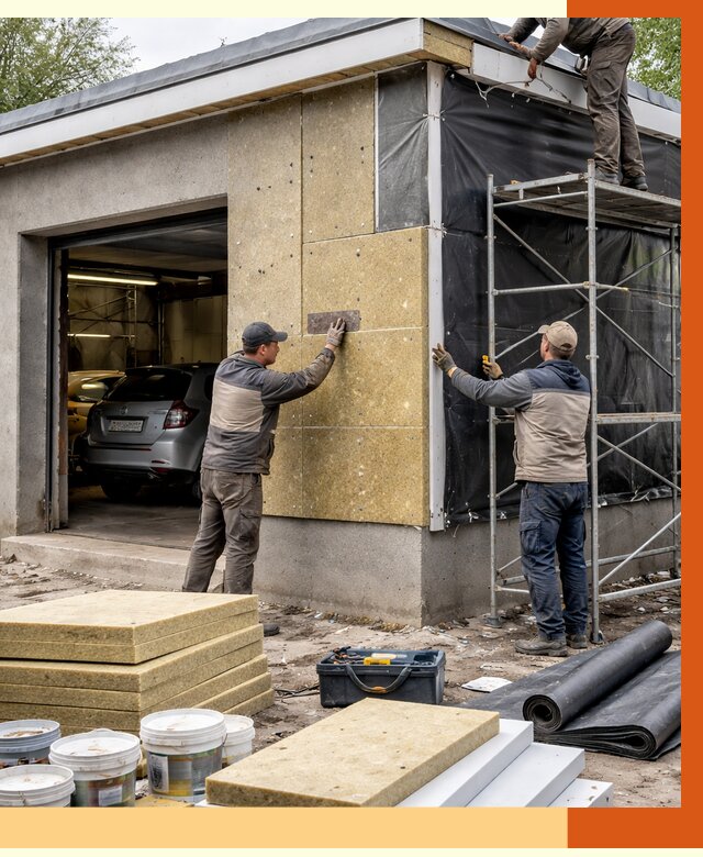 Утепление автосервиса в Йошкар-Оле ппу, пеноизоляция, от 14828 руб/м2 — ТепломастерШкр