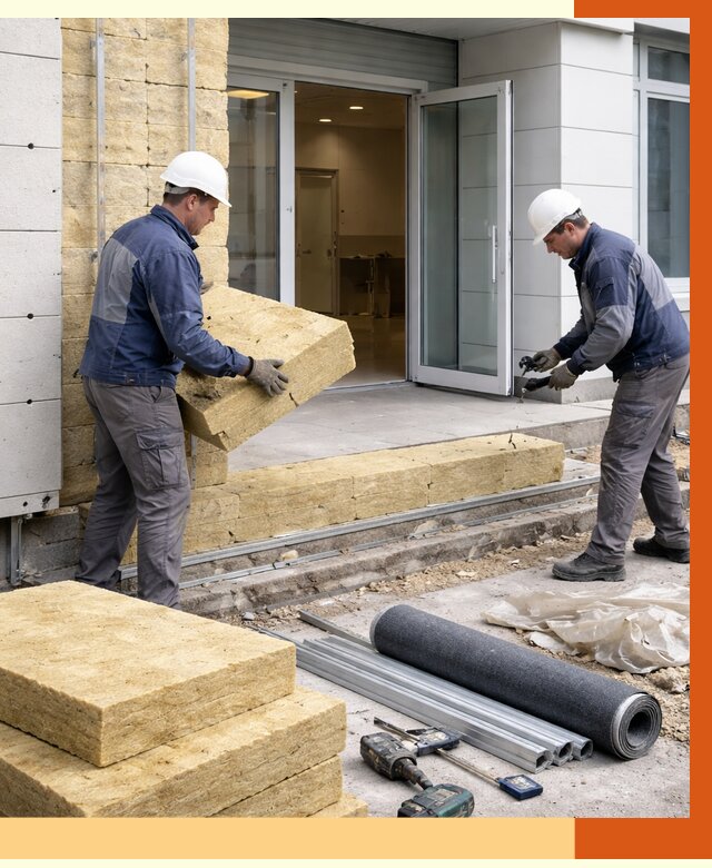 Утепление медицинского центра в Йошкар-Оле под ключ от 12783 руб./м² | ТепломастерШкр