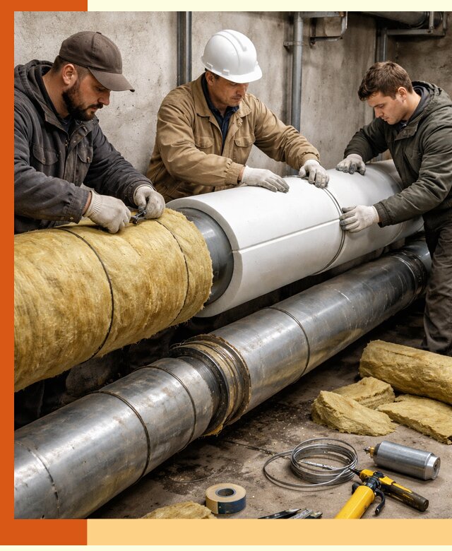Утепление трубопровода в Йошкар-Оле с гарантией энергоэффективности