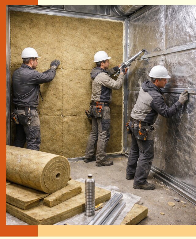 Утепление венткамеры в Йошкар-Оле — качественная теплоизоляция и шумопоглощение