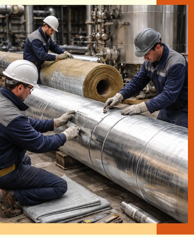 Утепление технологического оборудования в Йошкар-Оле от 4295 руб. за м2 | ТепломастерШкр