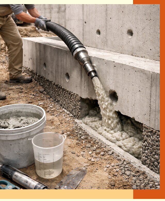 Заполнение полостей фундамента в Йошкар-Оле от 6954 руб. под ключ | ТепломастерШкр