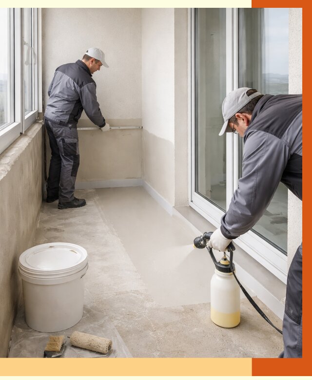 Утепление балкона жидкой теплоизоляцией в Йошкар-Оле от 5880 руб./м2 | ТепломастерШкр