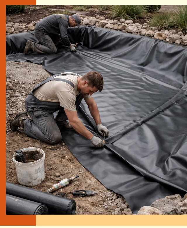 Гидроизоляция пруда в Йошкар-Оле: надежная защита и герметизация